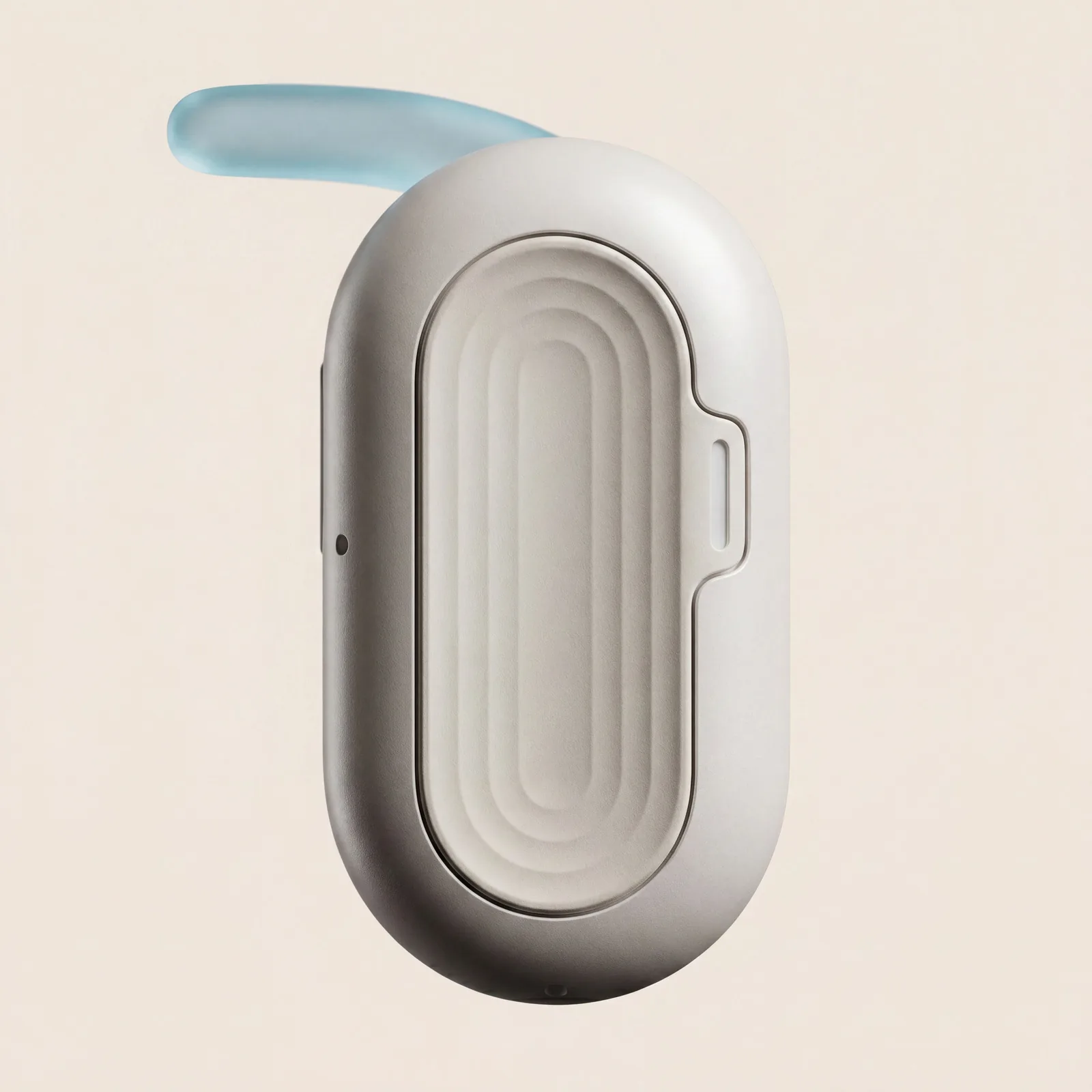 HumanPods front face macro, touch zone and LED
